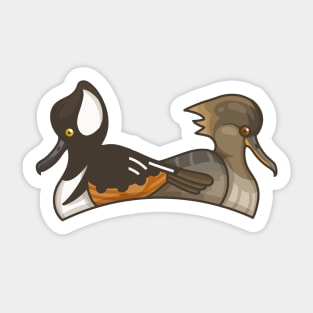 Hooded Merganser Sticker